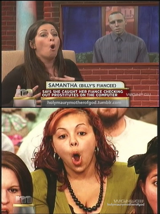 Illustration for article titled Maury Povich’s “You are/are not the father” segments, meme-ified